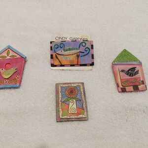 Colorful Cindy Gardner Brooches